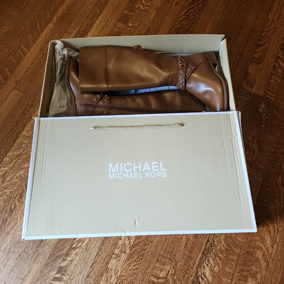 NIB Michael Kors Kincaid Riding Boot Size 6.5M - Picture 7 of 10